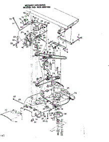 Mower Housing parts for Craftsman Front-Engine Lawn Tractor 502255160 from AppliancePartsPros.com
