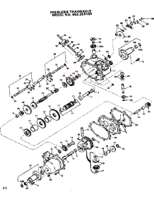 Peerless Transaxle parts for Craftsman Front-Engine Lawn Tractor 502255160 from AppliancePartsPros.com