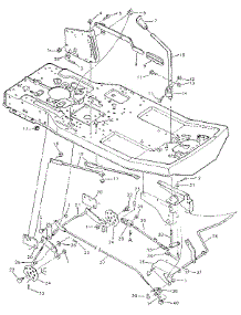 Mower Housing Suspension parts for Craftsman Front-Engine Lawn Tractor 502255170 from AppliancePartsPros.com