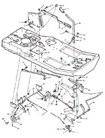 Mower Housing Suspension parts for Craftsman Front-Engine Lawn Tractor 502255172 from AppliancePartsPros.com