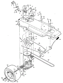 Motion Drive parts for Craftsman Front-Engine Lawn Tractor 502255180 from AppliancePartsPros.com