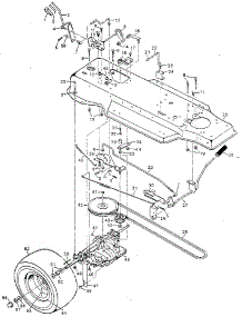 Motion Drive parts for Craftsman Front-Engine Lawn Tractor 502255192 from AppliancePartsPros.com