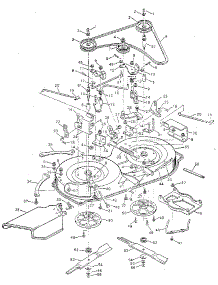 Mower Housing parts for Craftsman Front-Engine Lawn Tractor 502255192 from AppliancePartsPros.com