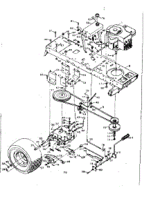 Drive Assembly parts for Craftsman Front-Engine Lawn Tractor 502255292 from AppliancePartsPros.com