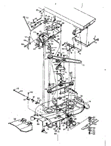 Mower Housing parts for Craftsman Front-Engine Lawn Tractor 502255292 from AppliancePartsPros.com