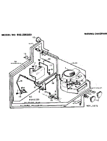 Wiring Diagram parts for Craftsman Front-Engine Lawn Tractor 502255320 from AppliancePartsPros.com