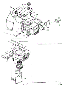 Engine Mount parts for Craftsman Front-Engine Lawn Tractor 502255381 from AppliancePartsPros.com