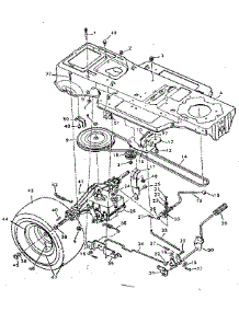Drive Parts parts for Craftsman Front-Engine Lawn Tractor 502255381 from AppliancePartsPros.com