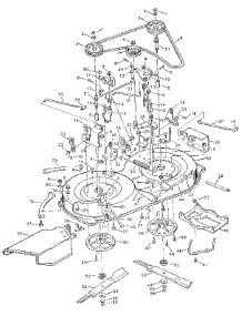 Mower Housing parts for Craftsman Front-Engine Lawn Tractor 502255530 from AppliancePartsPros.com
