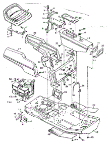 Replacement Parts Body And Chassis parts for Craftsman Front-Engine Lawn Tractor 502255622 from AppliancePartsPros.com