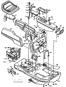 Replacement Parts Body And Chassis parts for Craftsman Front-Engine Lawn Tractor 502255623 from AppliancePartsPros.com