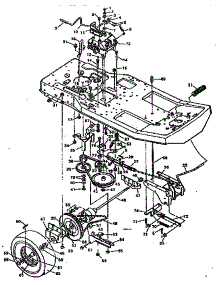 Replacement Parts Drive System parts for Craftsman Front-Engine Lawn Tractor 502255623 from AppliancePartsPros.com