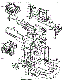 Replacement Parts Body Chassis parts for Craftsman Front-Engine Lawn Tractor 502255632 from AppliancePartsPros.com