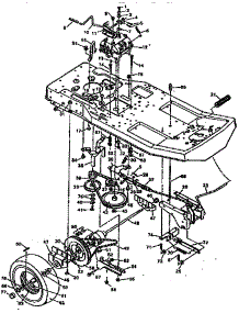 Replacement Parts Drive System parts for Craftsman Front-Engine Lawn Tractor 502255632 from AppliancePartsPros.com