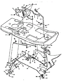 Replacement Parts Blade Housing Suspension parts for Craftsman Front-Engine Lawn Tractor 502255632 from AppliancePartsPros.com