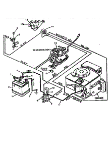 Replacement Parts Wiring Diagram parts for Craftsman Front-Engine Lawn Tractor 502255632 from AppliancePartsPros.com