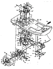 Replacement Parts Drive System parts for Craftsman Front-Engine Lawn Tractor 502255633 from AppliancePartsPros.com