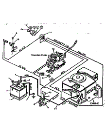 Replacement Parts Wiring Diagram parts for Craftsman Front-Engine Lawn Tractor 502255633 from AppliancePartsPros.com