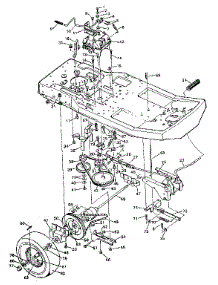 Drive System parts for Craftsman Front-Engine Lawn Tractor 502255634 from AppliancePartsPros.com