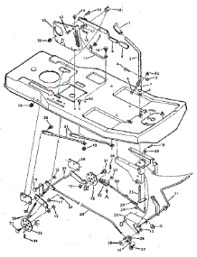 Blade Housing Suspension parts for Craftsman Front-Engine Lawn Tractor 502255634 from AppliancePartsPros.com