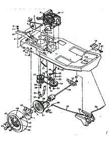 Replacement Parts Drive System parts for Craftsman Front-Engine Lawn Tractor 502255641 from AppliancePartsPros.com