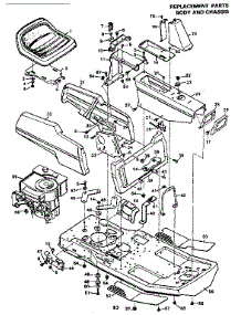 Body And Chassis parts for Craftsman Front-Engine Lawn Tractor 502255642 from AppliancePartsPros.com