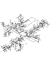 Transmission parts for Craftsman Front-Engine Lawn Tractor 502255642 from AppliancePartsPros.com