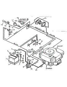 Replacement Parts Wiring Diagram parts for Craftsman Front-Engine Lawn Tractor 502255651 from AppliancePartsPros.com