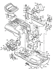 Replacement Parts Body And Chassis parts for Craftsman Front-Engine Lawn Tractor 502255651 from AppliancePartsPros.com