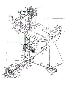 Replacement Parts Drive System parts for Craftsman Front-Engine Lawn Tractor 502255651 from AppliancePartsPros.com