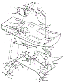 Blade Housing Suspension parts for Craftsman Front-Engine Lawn Tractor 502255652 from AppliancePartsPros.com
