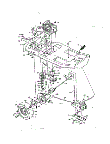 Replacement Parts Drive System parts for Craftsman Front-Engine Lawn Tractor 502255653 from AppliancePartsPros.com