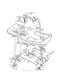 Replacement Parts Blade Housing Suspension parts for Craftsman Front-Engine Lawn Tractor 502255653 from AppliancePartsPros.com