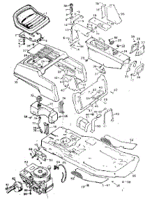 Body And Chassis parts for Craftsman Front-Engine Lawn Tractor 502255654 from AppliancePartsPros.com