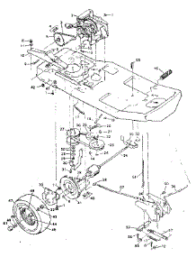Drive System parts for Craftsman Front-Engine Lawn Tractor 502255654 from AppliancePartsPros.com