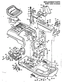 Body And Chassis parts for Craftsman Front-Engine Lawn Tractor 502255661 from AppliancePartsPros.com