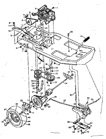 Drive System parts for Craftsman Front-Engine Lawn Tractor 502255661 from AppliancePartsPros.com