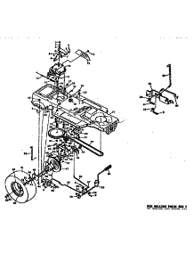 Replacement Parts Drive System parts for Craftsman Front-Engine Lawn Tractor 502255711 from AppliancePartsPros.com