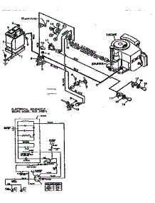 Replacement Parts Wiring Diagram parts for Craftsman Front-Engine Lawn Tractor 502255711 from AppliancePartsPros.com