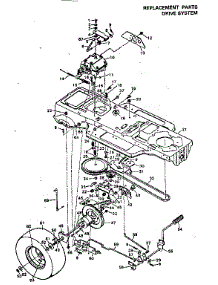 Drive System parts for Craftsman Front-Engine Lawn Tractor 502255712 from AppliancePartsPros.com