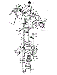 Engine Mount parts for Craftsman Front-Engine Lawn Tractor 502255712 from AppliancePartsPros.com