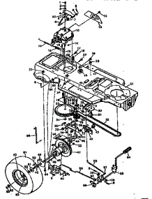 Replacement Parts Drive System parts for Craftsman Front-Engine Lawn Tractor 502255713 from AppliancePartsPros.com