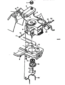 Engine Mount parts for Craftsman Front-Engine Lawn Tractor 502255751 from AppliancePartsPros.com