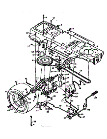 Motion Drive parts for Craftsman Front-Engine Lawn Tractor 502255752 from AppliancePartsPros.com