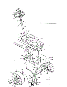 Steering System parts for Craftsman Front-Engine Lawn Tractor 502255760 from AppliancePartsPros.com