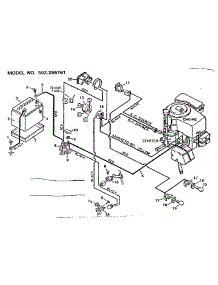 Wiring Diagram parts for Craftsman Front-Engine Lawn Tractor 502255761 from AppliancePartsPros.com