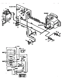 Replacement Parts Wiring Diagram parts for Craftsman Front-Engine Lawn Tractor 502255780 from AppliancePartsPros.com