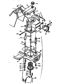 Replacement Parts Engine Mount parts for Craftsman Front-Engine Lawn Tractor 502255780 from AppliancePartsPros.com