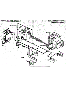 Wiring Diagram parts for Craftsman Front-Engine Lawn Tractor 502255781 from AppliancePartsPros.com