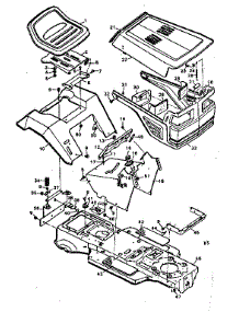 Body And Chassis parts for Craftsman Front-Engine Lawn Tractor 502255791 from AppliancePartsPros.com